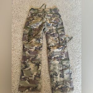 Abercrombie & Fitch Olive Cargo Pants